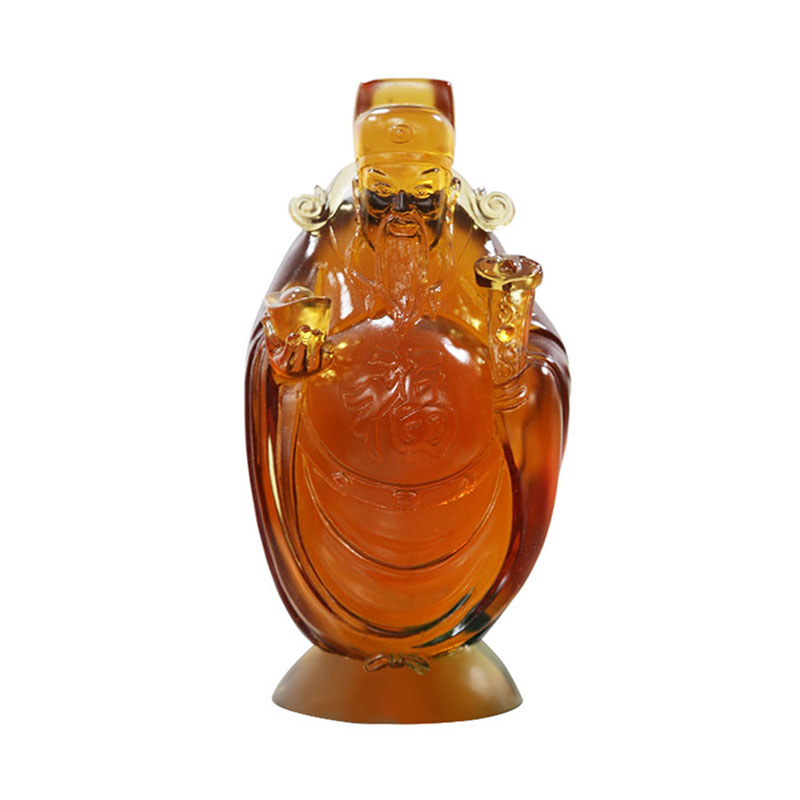 Glass God of Wealth Ornaments