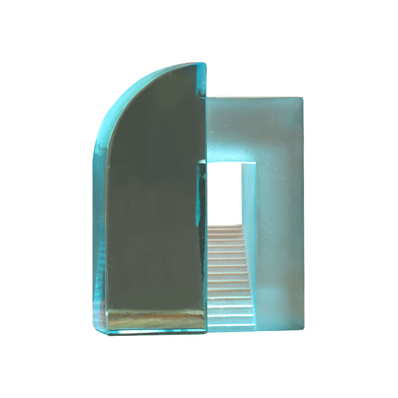 Gradient blue frosted glass Mga palamuting laruang Chinese