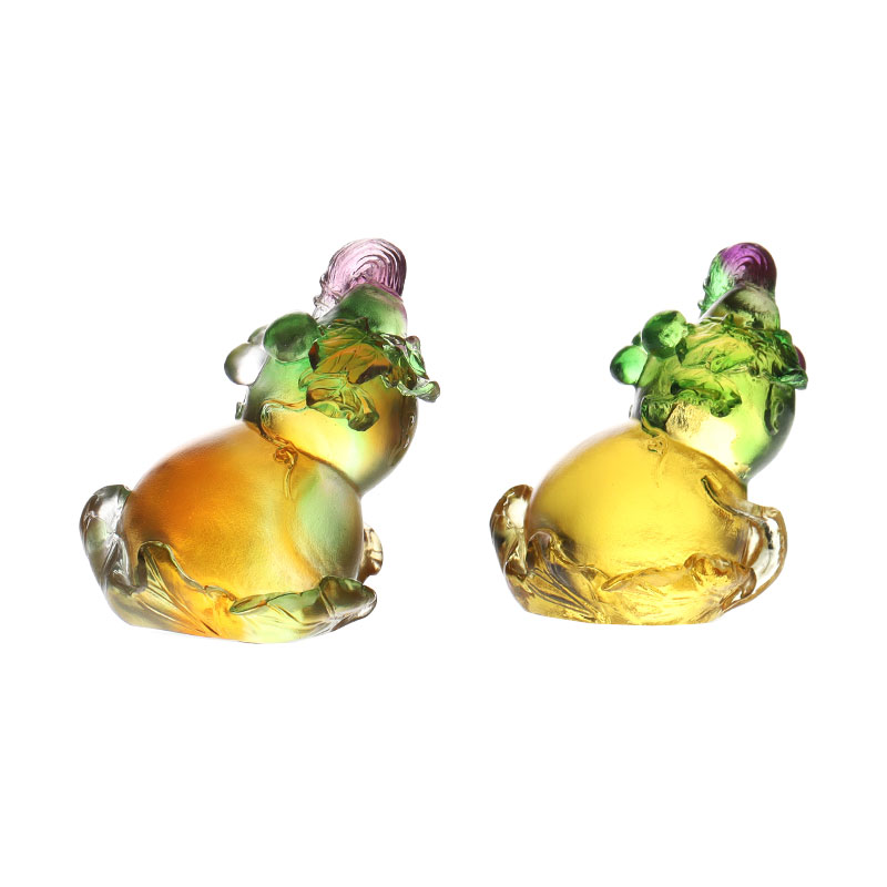 Intimacy Glass Gourd Sculpture Ornaments