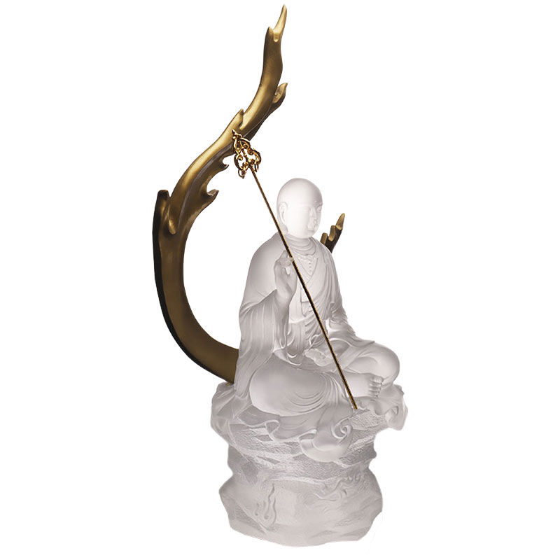 Ksitigarbha Bodhisattva Glass Statue