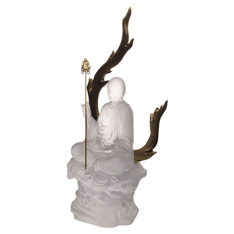 Ksitigarbha Bodhisattva Glass Statue