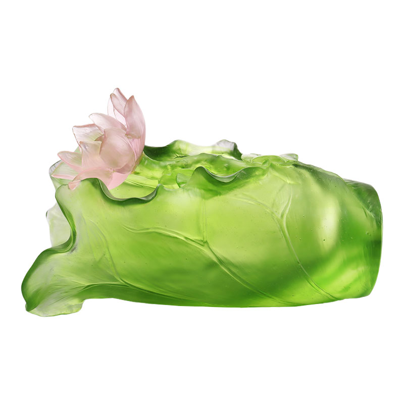 Lotus Series Hallway Dekorasyon na Crystal Glass Vase Set