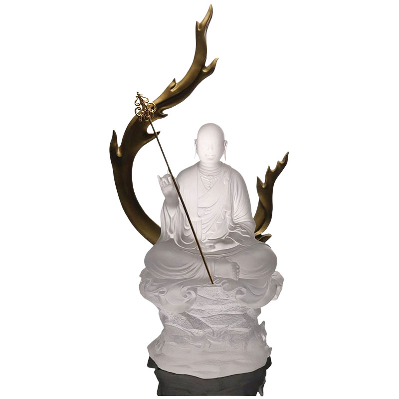 Ksitigarbha Bodhisattva Glass Statue