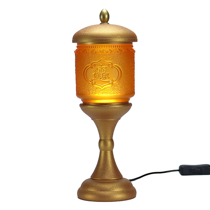 Mga handog na salamin para sa templong Budista upang magdala ng kayamanan at kayamanan