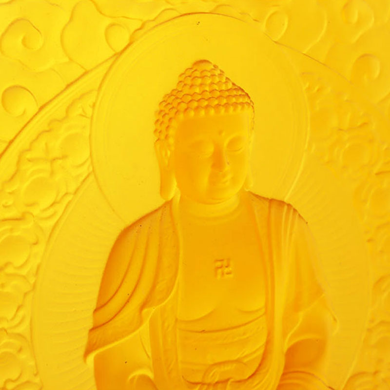 Amitabha Buddha Liuli Dekorasyon na Brick