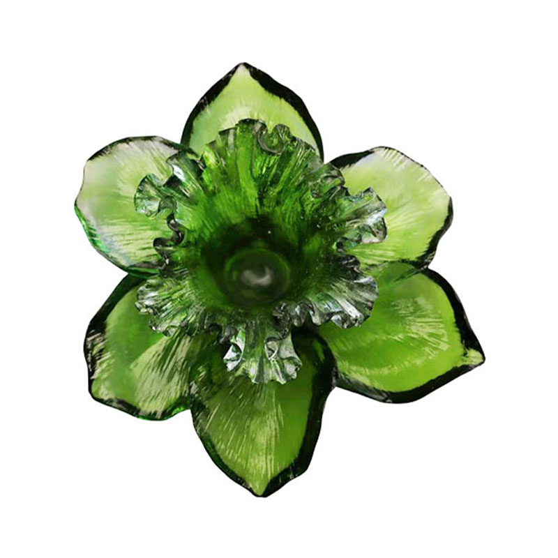 Glass Petal-shaped Candle Holder