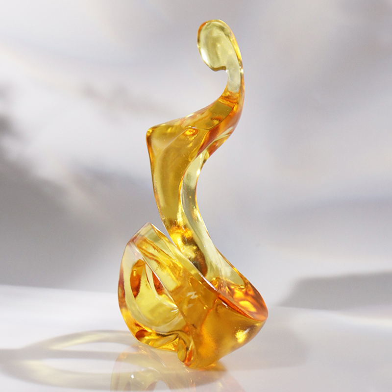 Glass abstract Tethys figure art ornaments