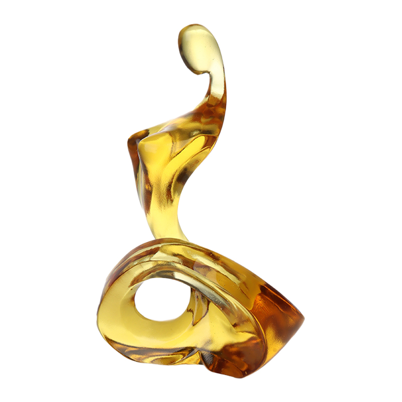 Glass abstract Tethys figure art ornaments