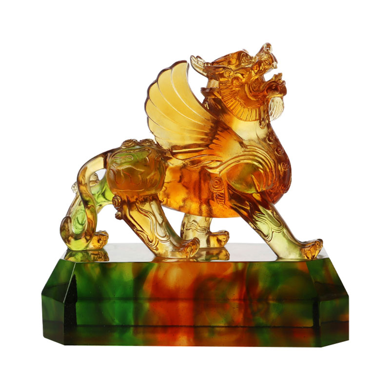 Kristal na malinaw na kulay glaze hayop burloloy