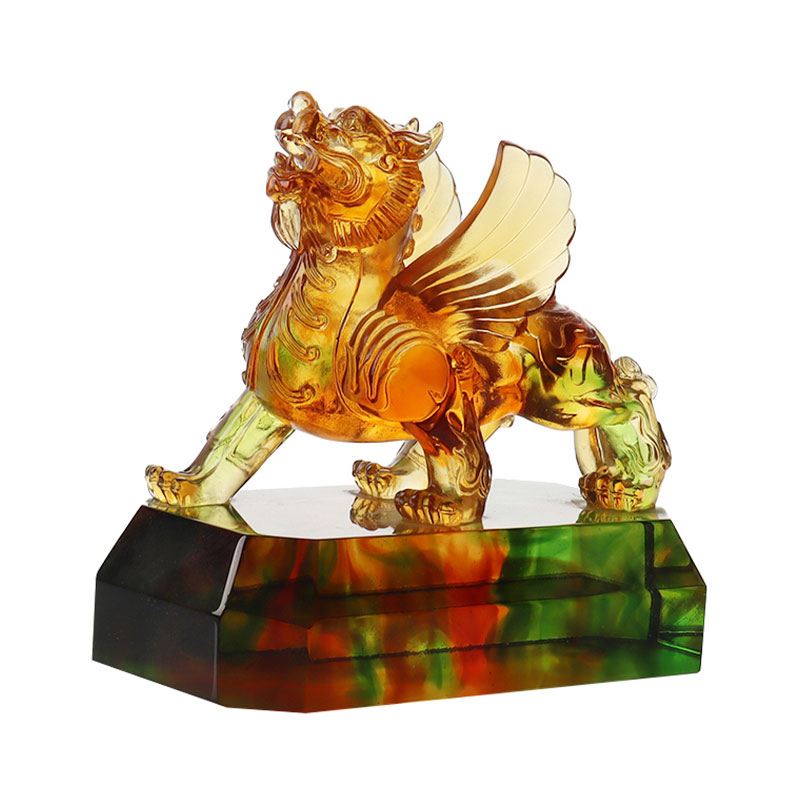 Kristal na malinaw na kulay glaze hayop burloloy