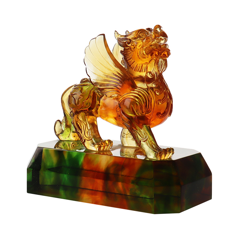 Kristal na malinaw na kulay glaze hayop burloloy