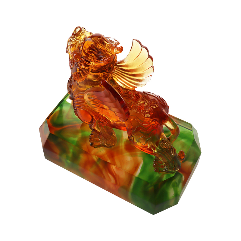 Kristal na malinaw na kulay glaze hayop burloloy