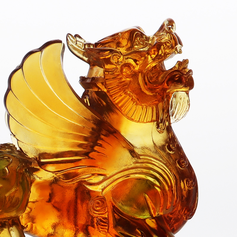 Kristal na malinaw na kulay glaze hayop burloloy