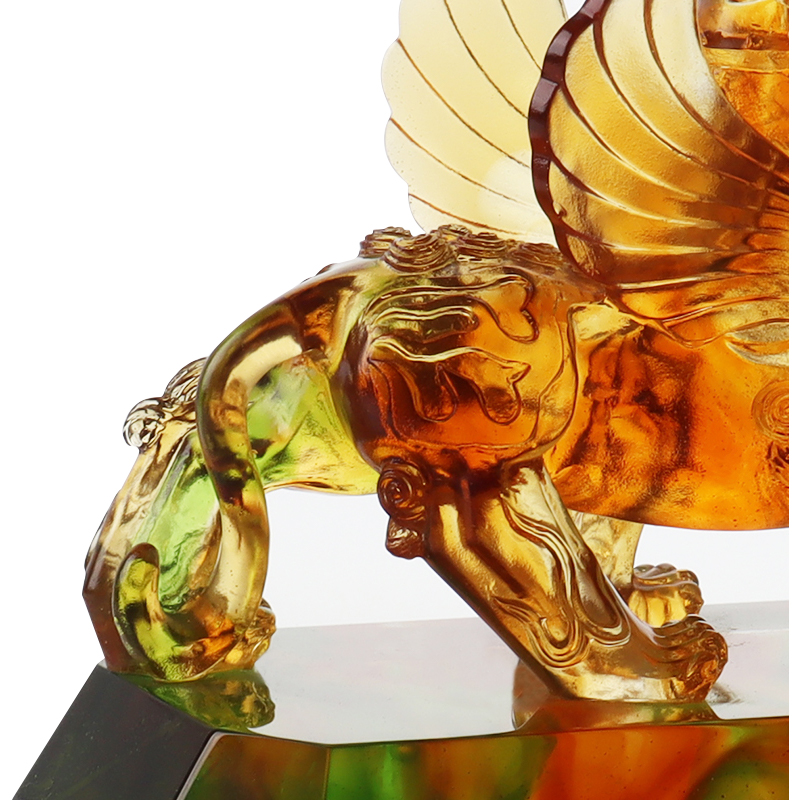 Kristal na malinaw na kulay glaze hayop burloloy