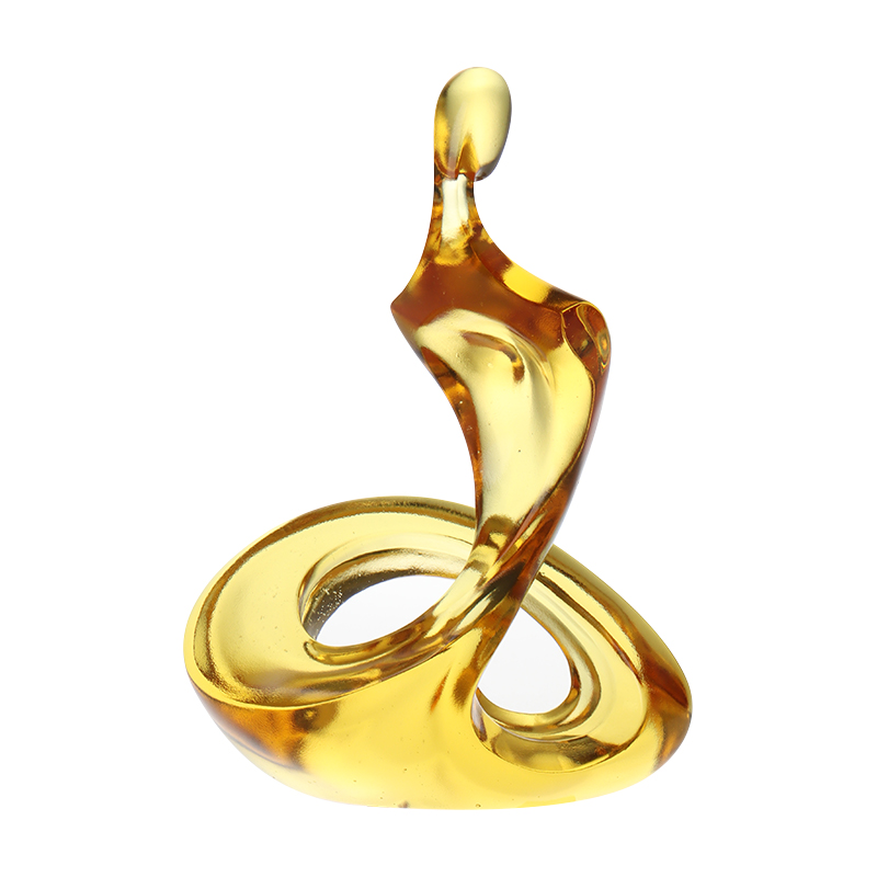 Glass abstract Tethys figure art ornaments