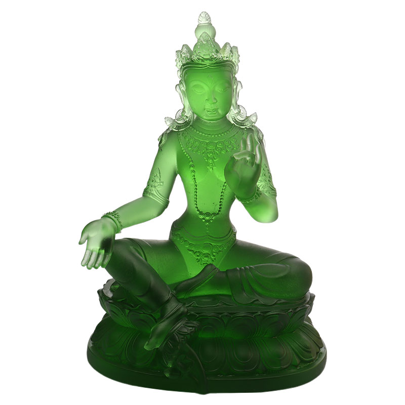 Syamatara, Green Tara Glass Statues