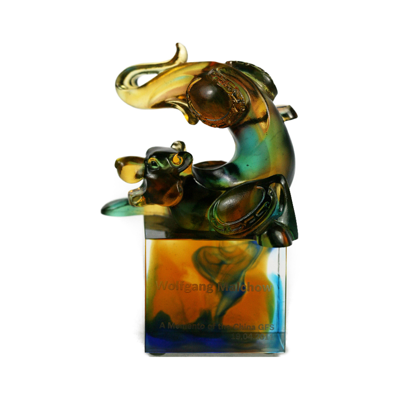 Tigre glass crystal seal