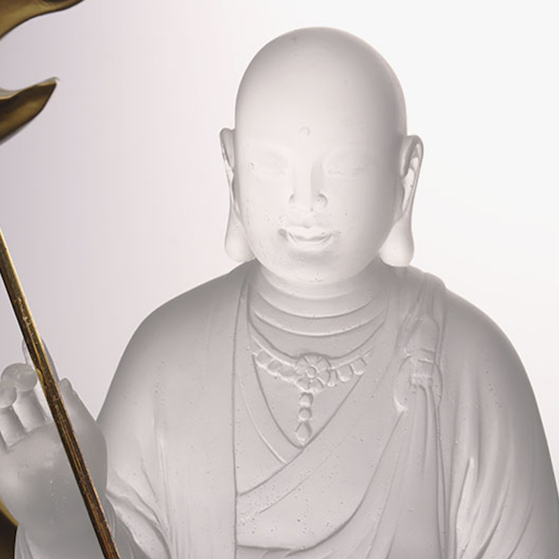 Ksitigarbha Bodhisattva Glass Statue