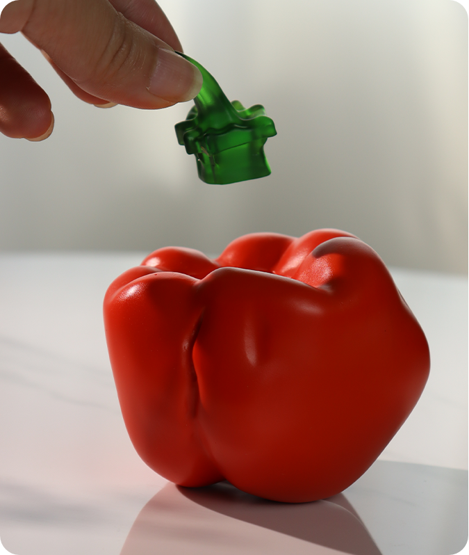 Bell pepper (Maliit na tangke ng mahahalagang langis)